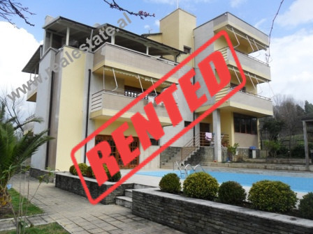 Residential villa for rent behind Artficial Lake in Tirana, Albania(TRR-313-15)