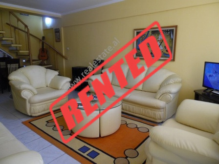 Two bedroom duplex apartment for rent in the Center of Tirana, Albania (TRR-918-41d)