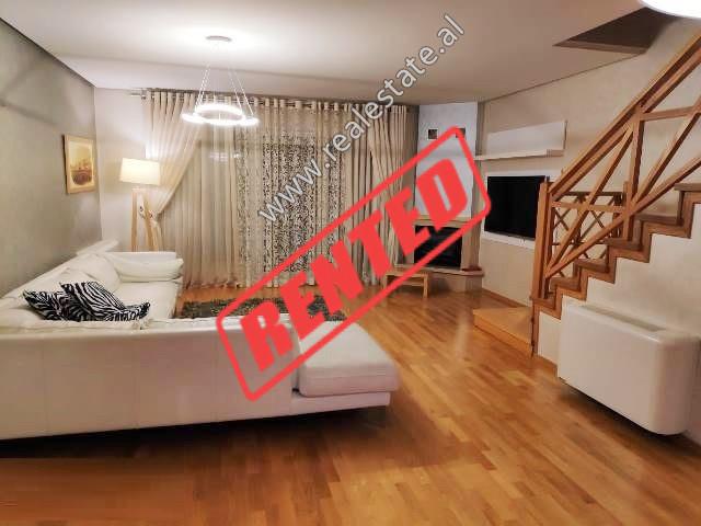 Duplex apartment for rent in Kodra e Diellit Residence in Tirana, Albania (TRR-419-2L)