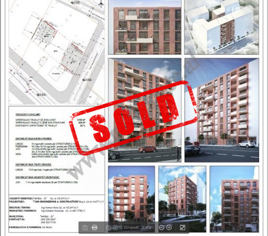 Two bedroom apartments for sale in Sokrat Miho Street in Tirana, Albania